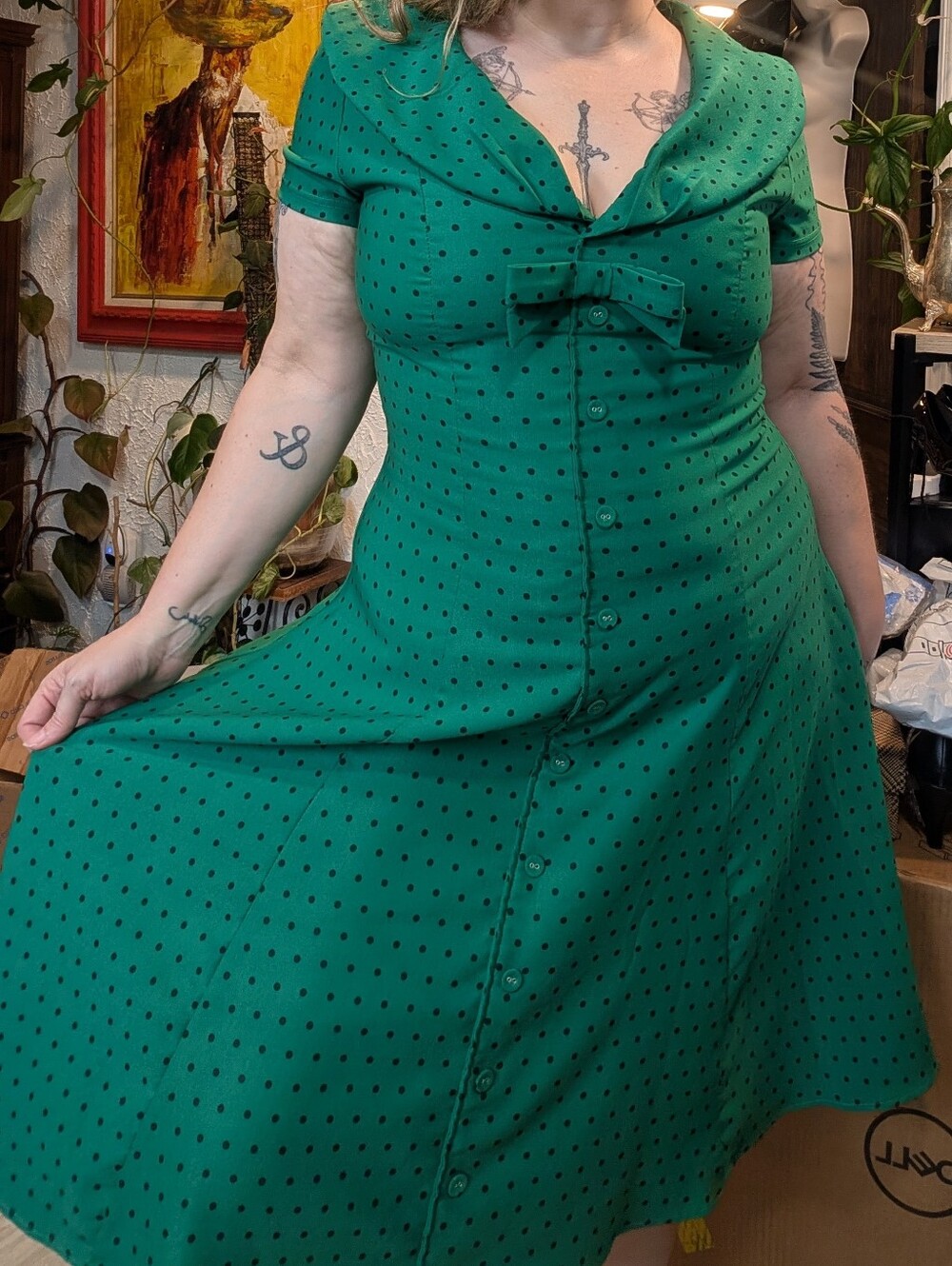 Rare Tatyana "Esmeralda" Swing Dress - Collectors piece!